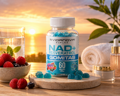 60 GOMITAS NAD+RESVERATROL 1000mg