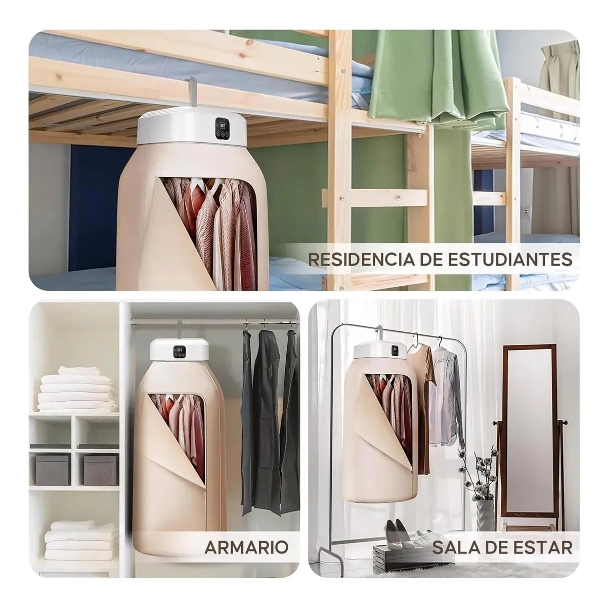 Secador De Ropa Portátil Capacidad De Carga 10 Kg.